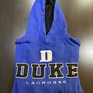 Blue duke lacrosse hoodie